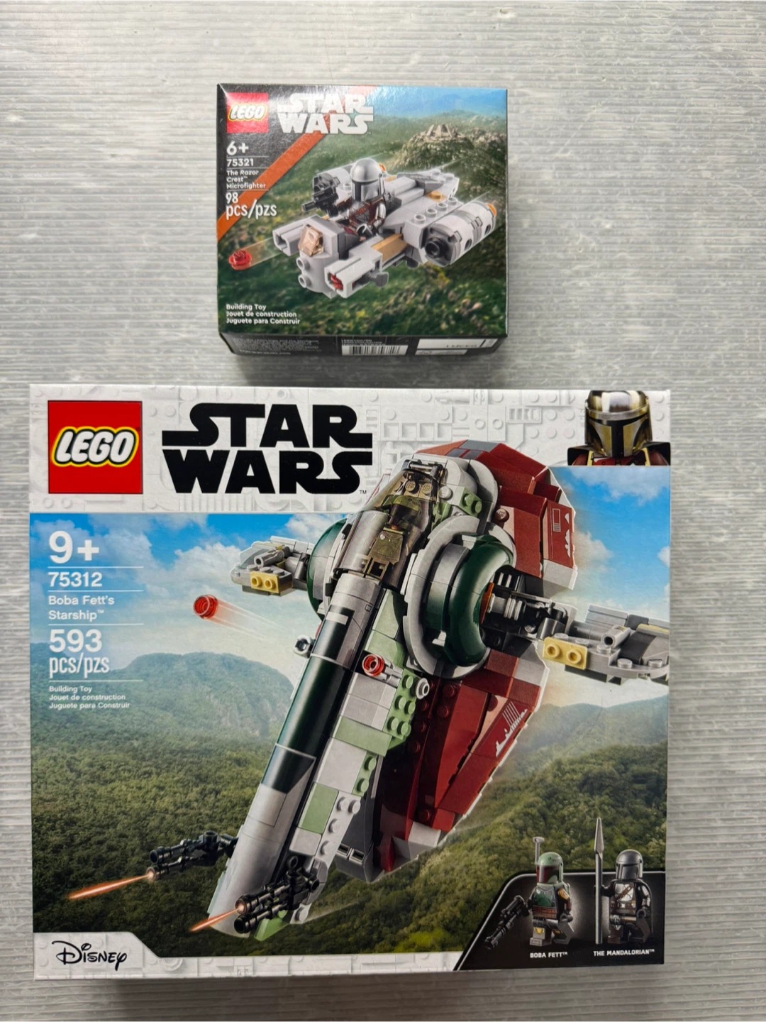 LEGO Star Wars 75312 Boba Fett’s Starship & Razor Crest NEW