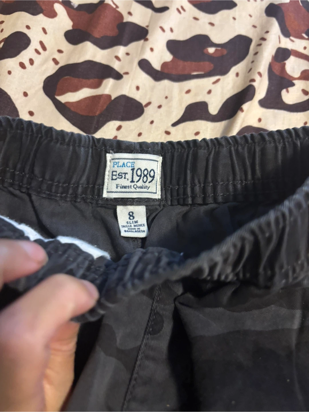 The Children's Place Camo Cargo Pants Boys Size 8 - photo 2