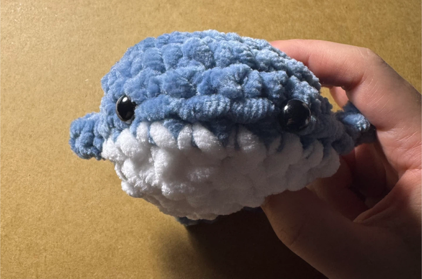 Handmade Crochet Whale Plush Toy - photo 2