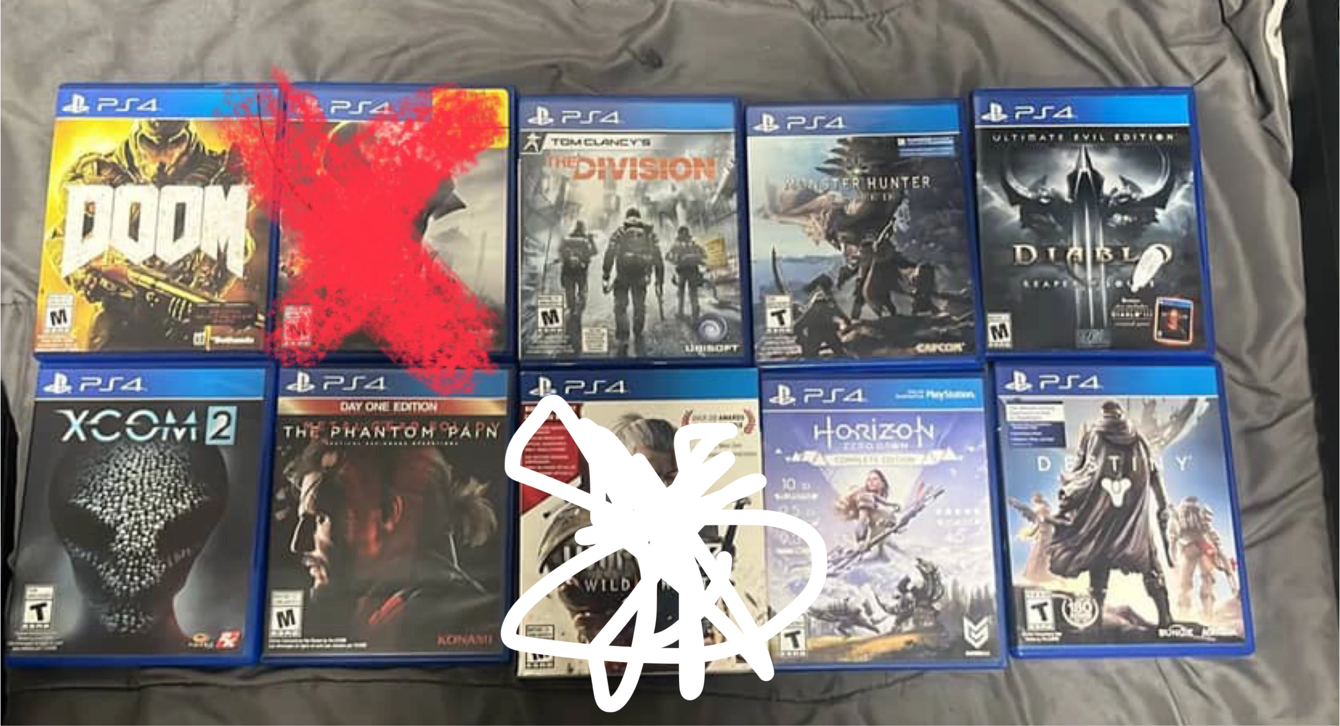 ps4 games (15 each)