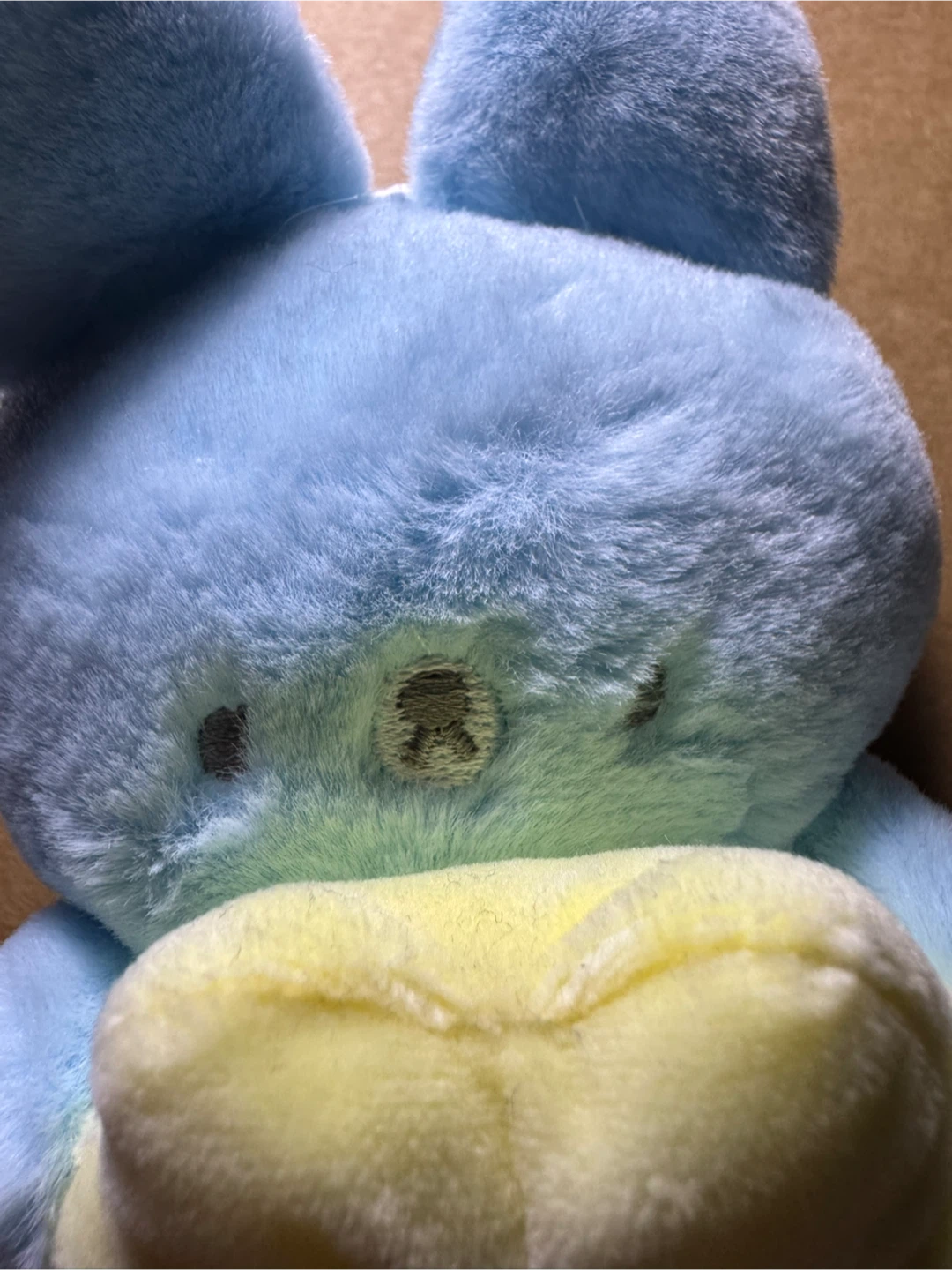 Blue Plush Bunny Keychain - photo 2