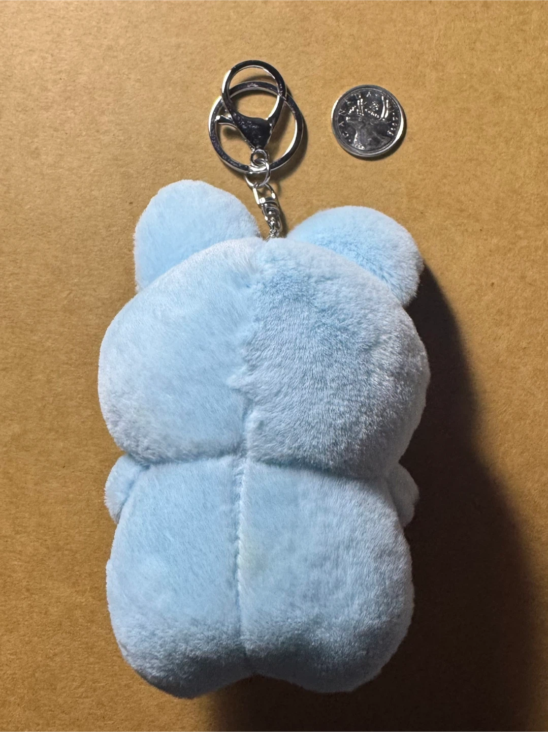 Blue Plush Bunny Keychain - photo 3