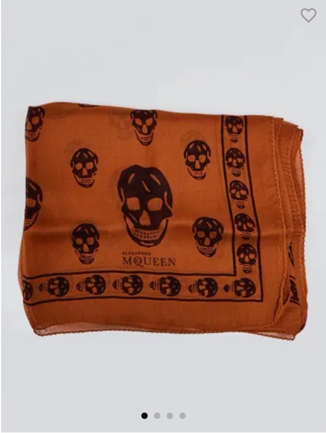 Orange Lady Skull Scarf - photo 4