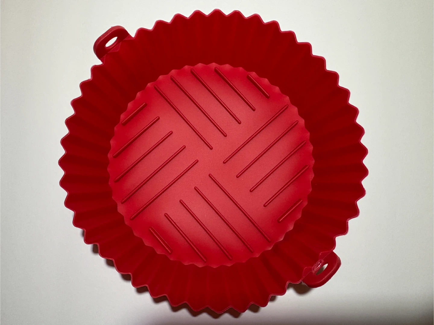 *New* Red Silicone Air Fryer Liner - Circular 17cm Diameter