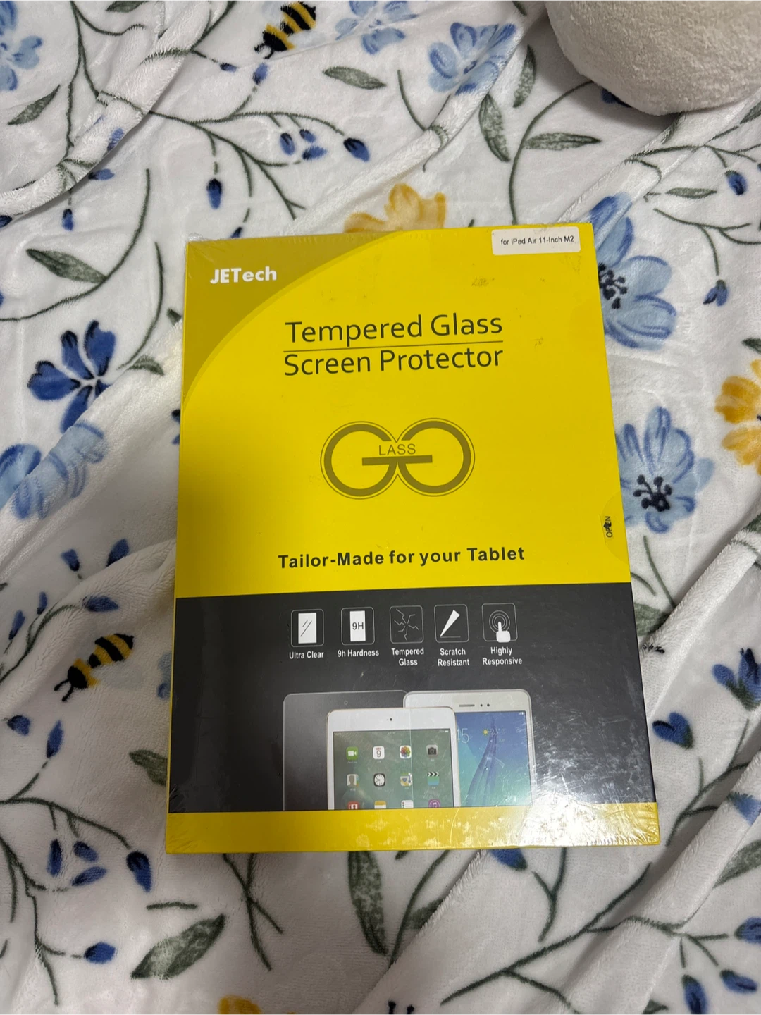 JETech Tempered Glass Screen Protector for iPad Air 11-inch M2