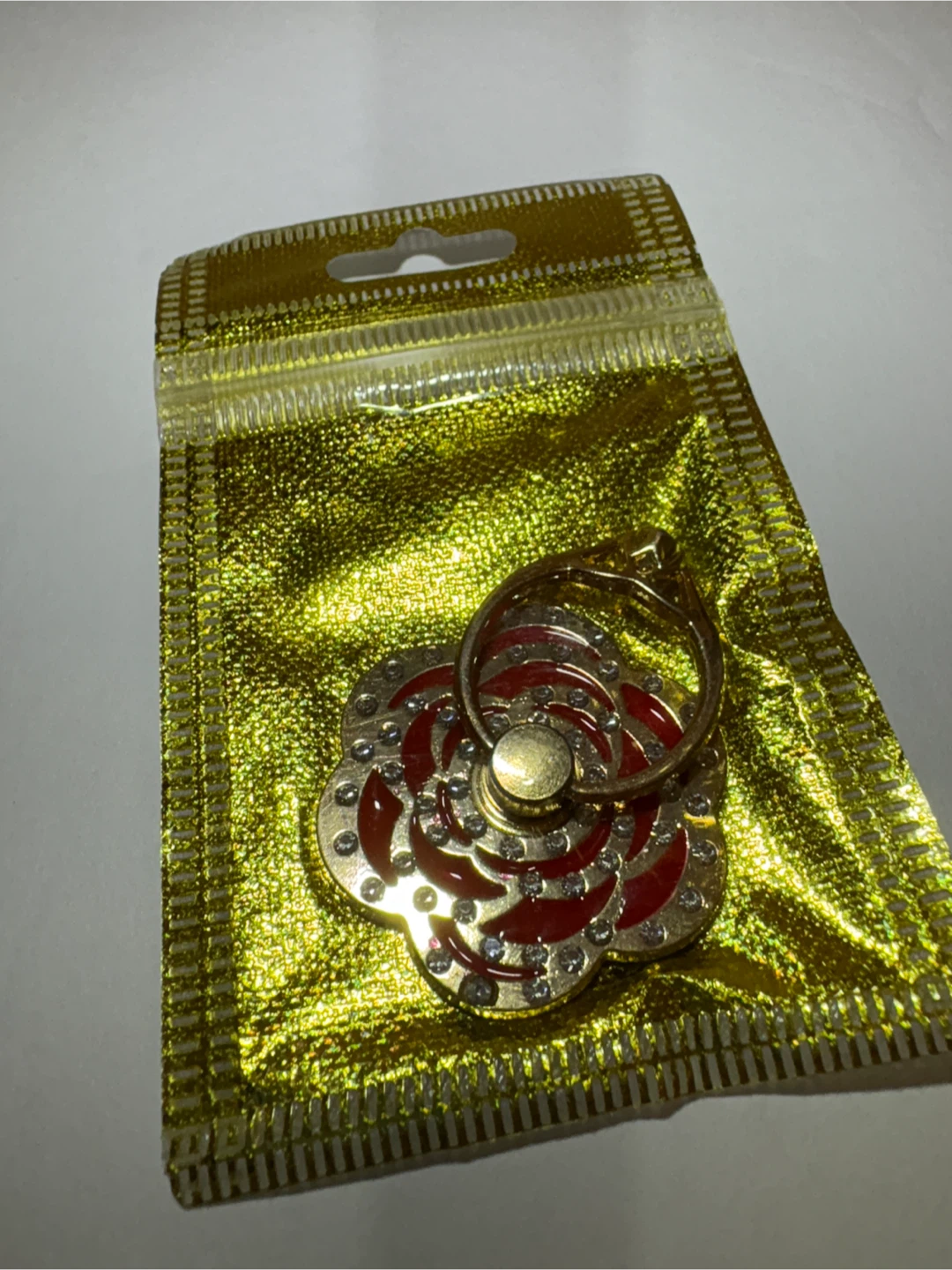 *New* flower phone ring - Red