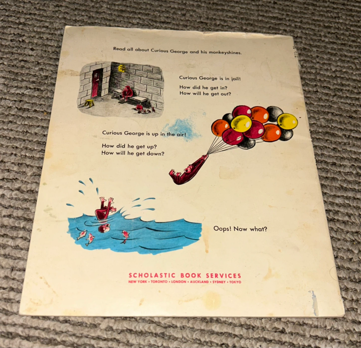 Curious George by H.A. Rey Children's Book - photo 3