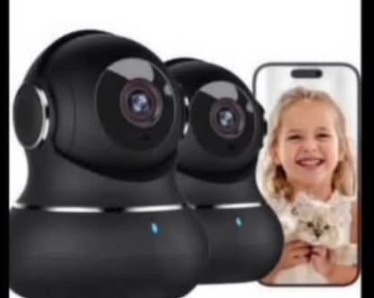 Smart Home Security Camera with Night Vision