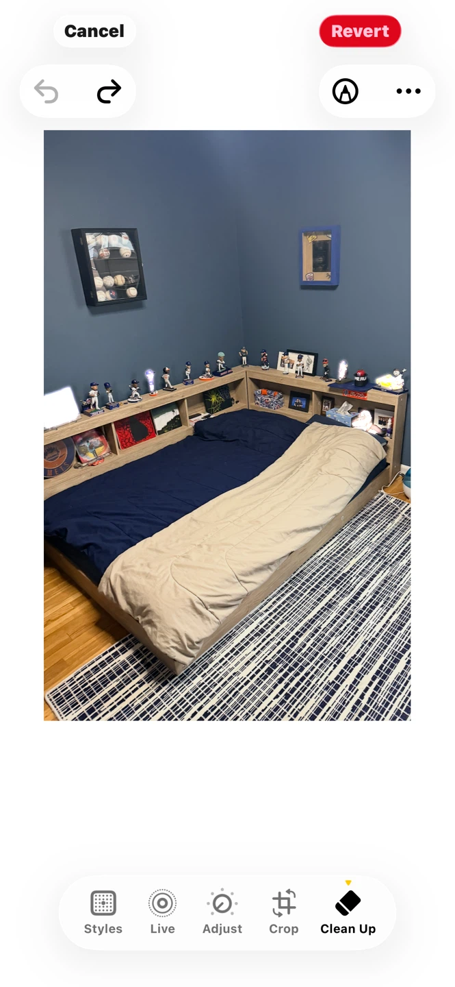 Platform Bed Frame with Storage Headboard