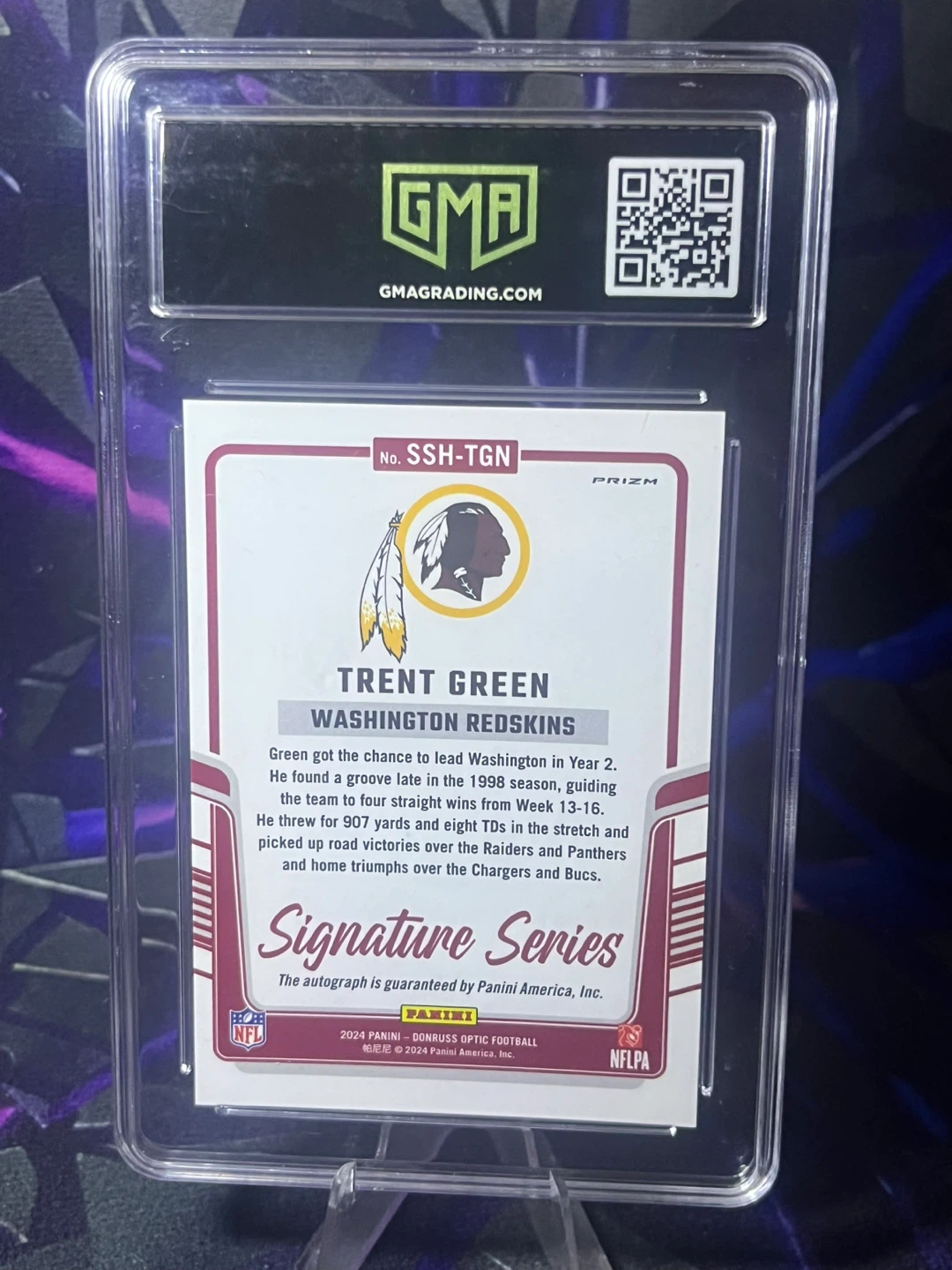 Gem Mint 10 - 2024 Donruss Optic Trent Green #TGN Series Prizm - photo 2
