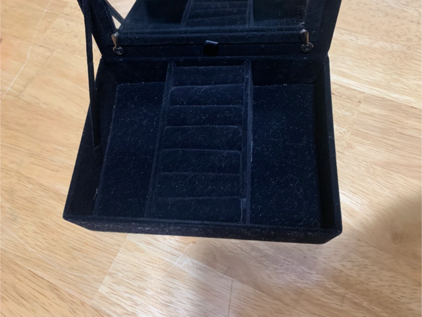 Black Velvet Jewelry Box