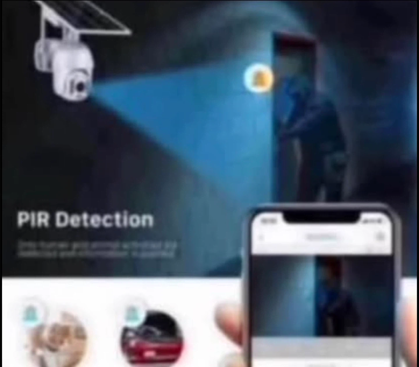 Solar Powered Security Camera with PIR Detection - photo 4