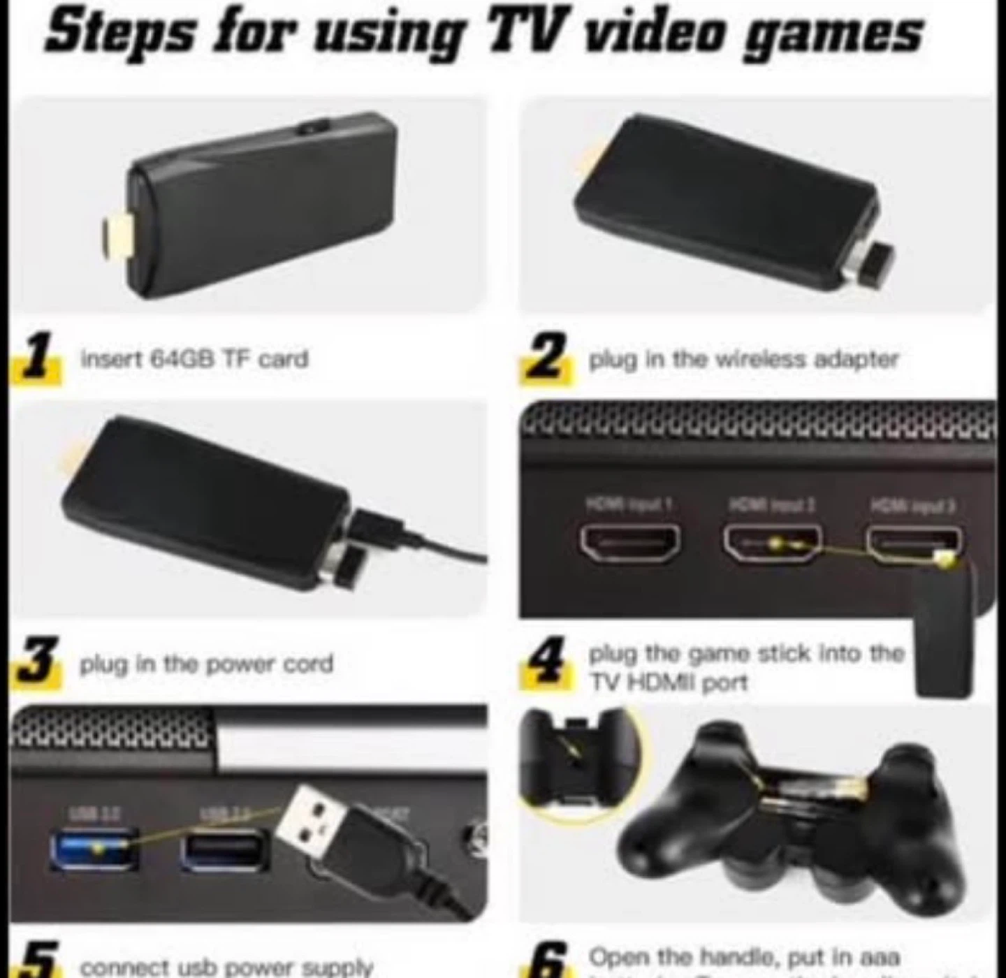 Retro Video Game Console with 24500+ Games & 2 Controllers - photo 5