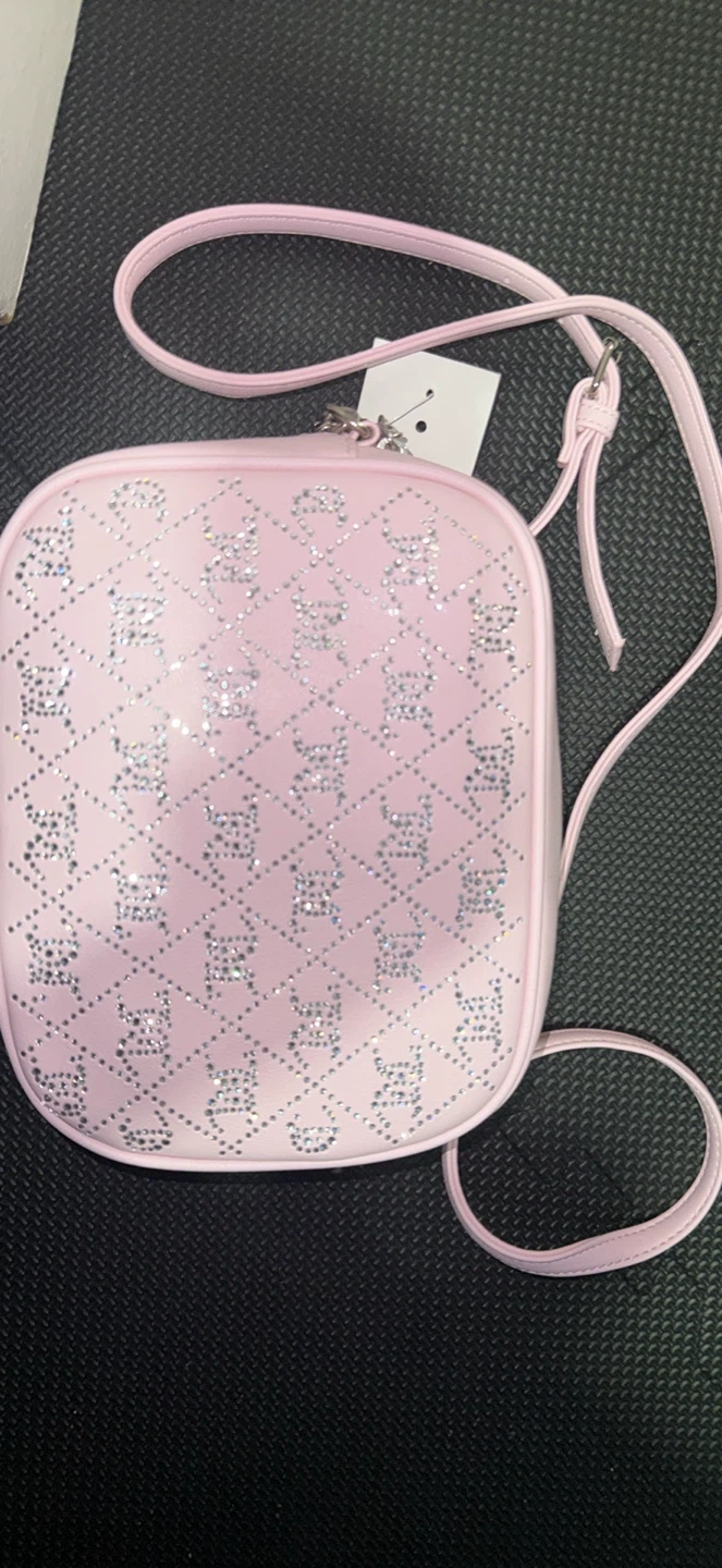 Pink Juicy Couture Shoulder Bag with Rhinestones