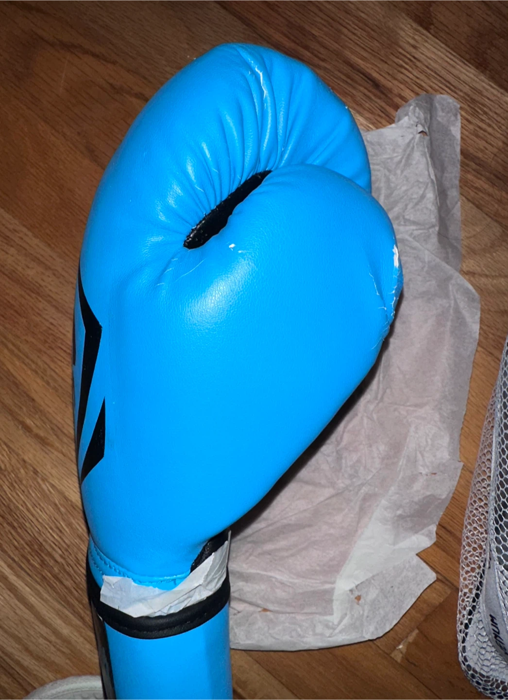 Venum Elite Boxing Gloves - Blue - 10oz - photo 4
