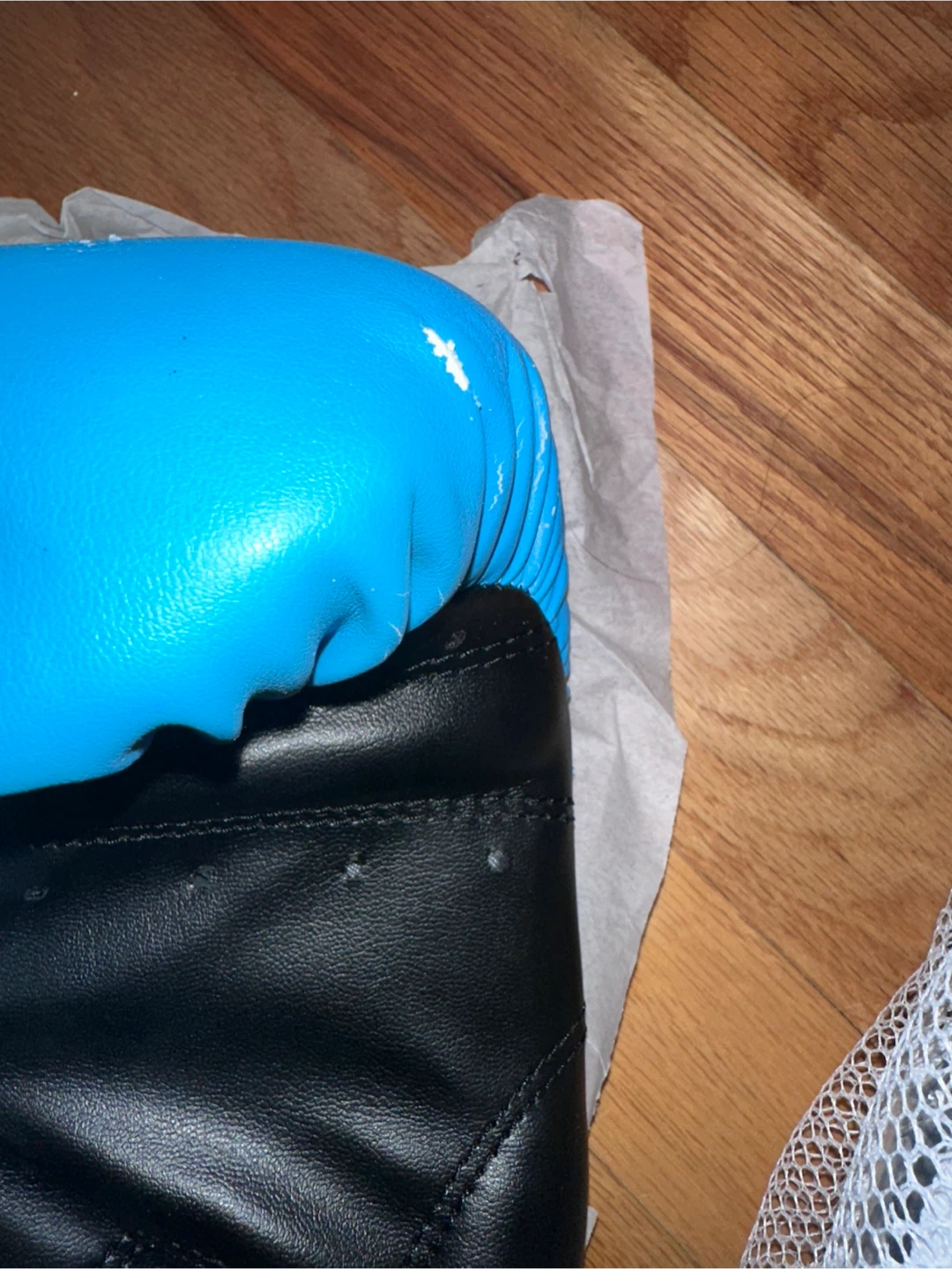 Venum Elite Boxing Gloves - Blue - 10oz - photo 5