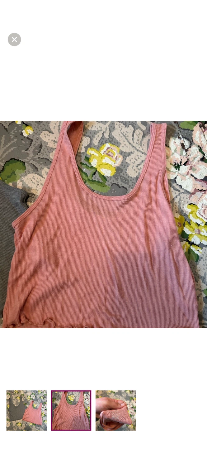 Offline aerie xs Ribbed Tank Tops - Pink & Grey - photo 2