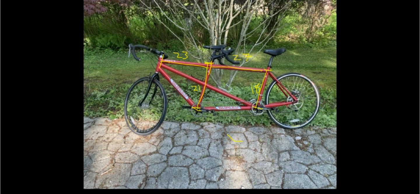 Burley Tandem Bicycle