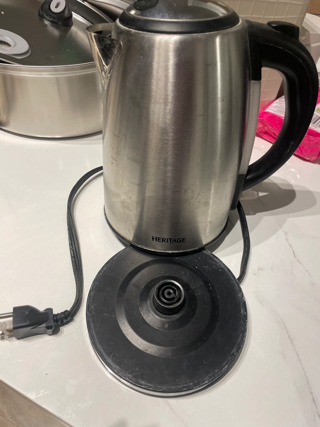 Heritage Stainless Steel Electric Kettle - photo 4