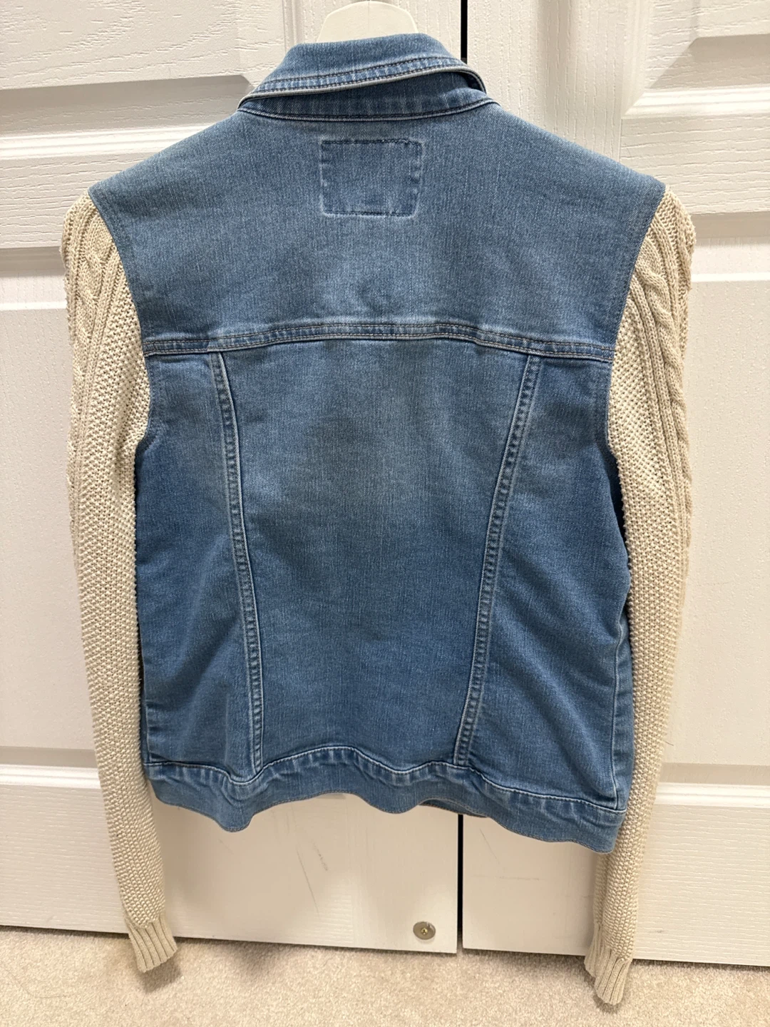 Guess Denim Jacket with Knit Sleeves M/M - photo 3