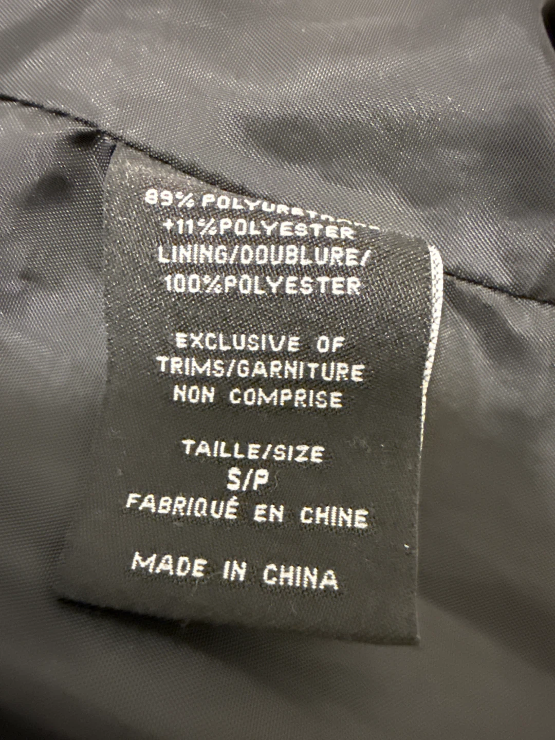 Suzy Shier Black Faux Leather Biker Jacket - photo 3