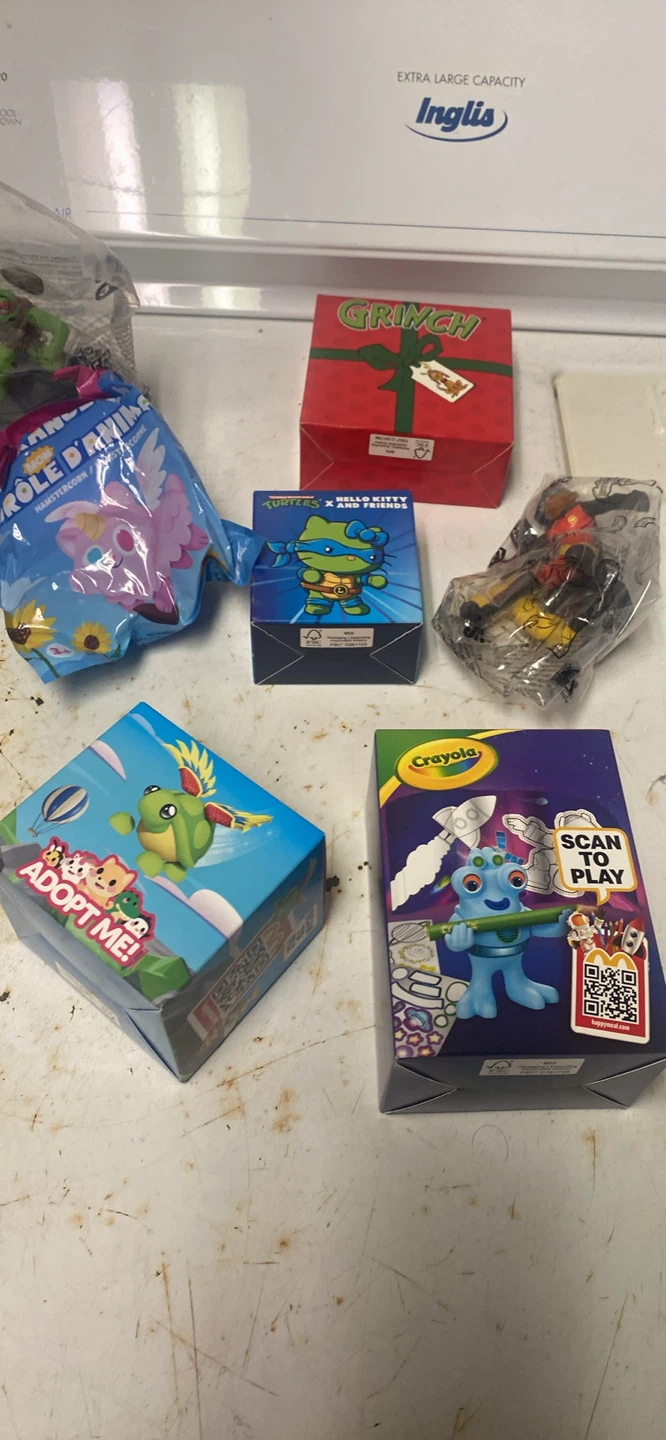 Crayola & McDonald's Happy Meal Toys Bundle