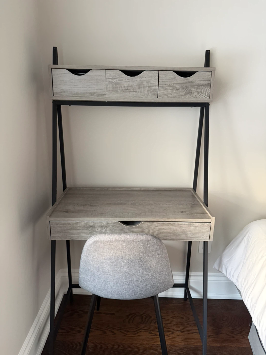 Ladder Desk with Drawers & Chair - photo 5