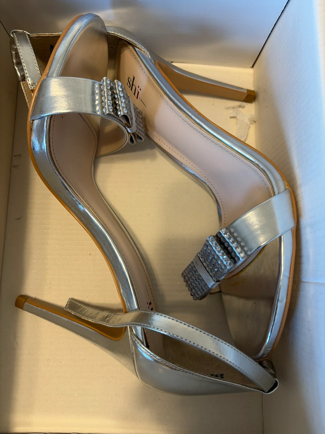 Silver Heels Size 8M