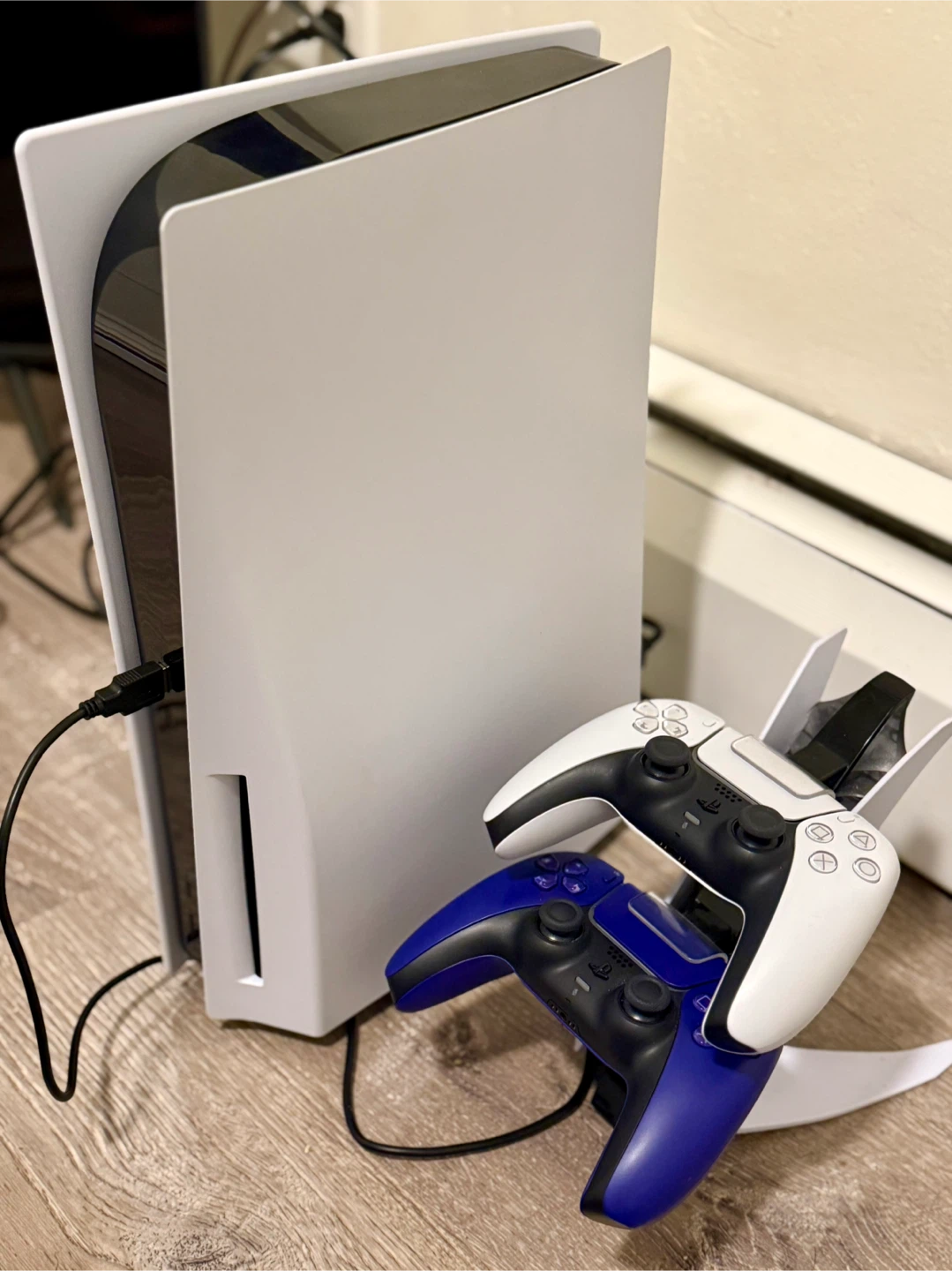 PlayStation 5 Console with Controllers and Charging Dock