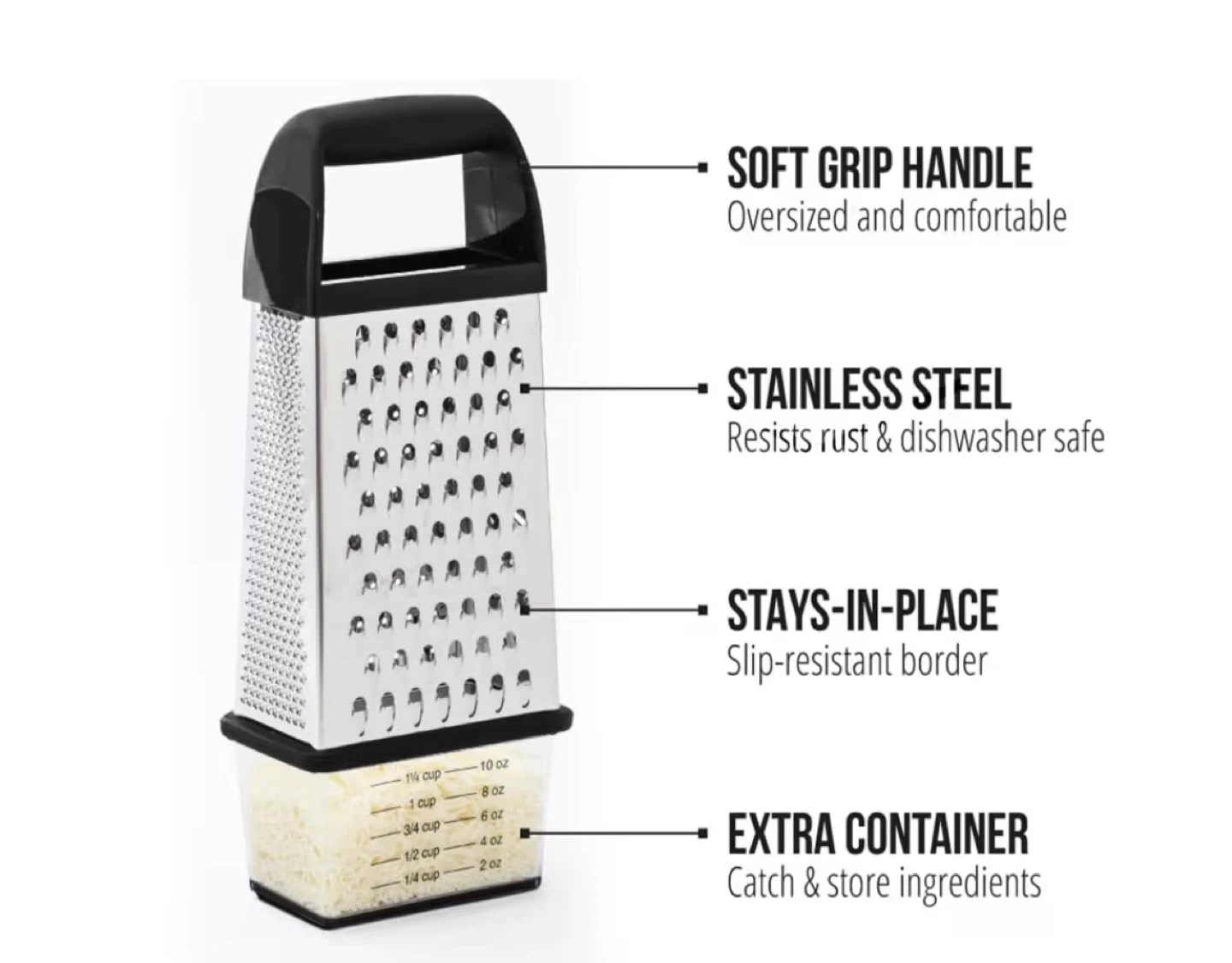 Gorilla Grip Cheese Grater - photo 3