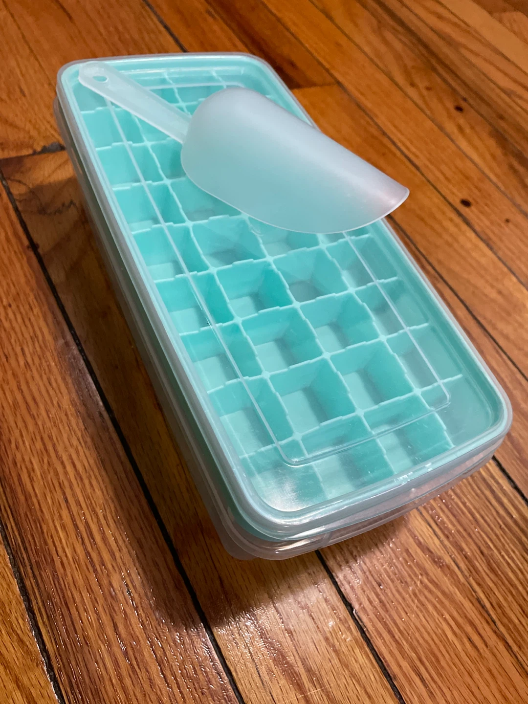 Ice Cube Tray with Lid and Scoop