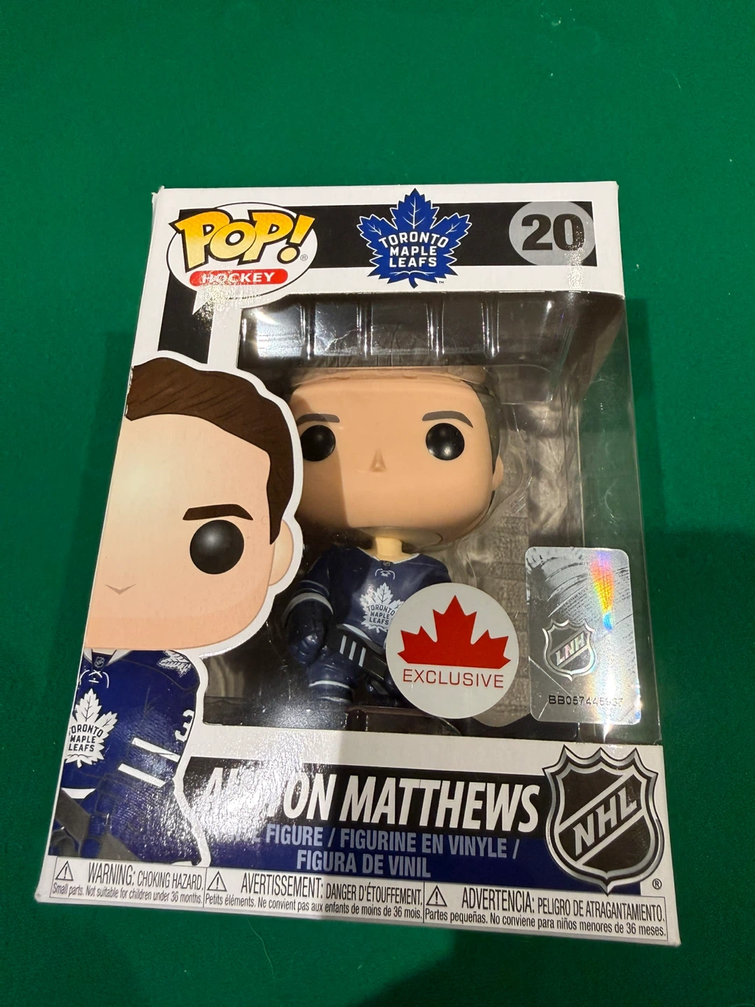 Funko Pop! NHL Auston Matthews Toronto Maple Leafs Figure #20