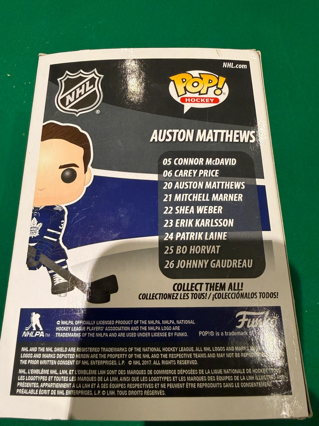 Funko Pop! NHL Auston Matthews Toronto Maple Leafs Figure #20 - photo 2