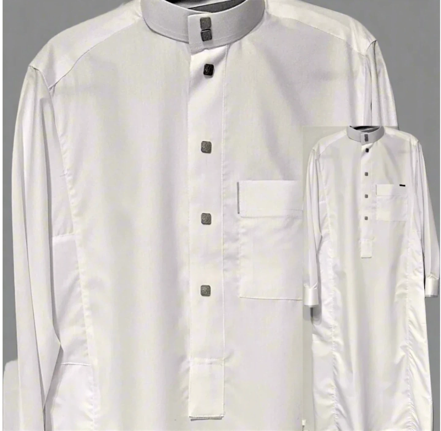 White Thobe - New - Size 56 - Slim Fit