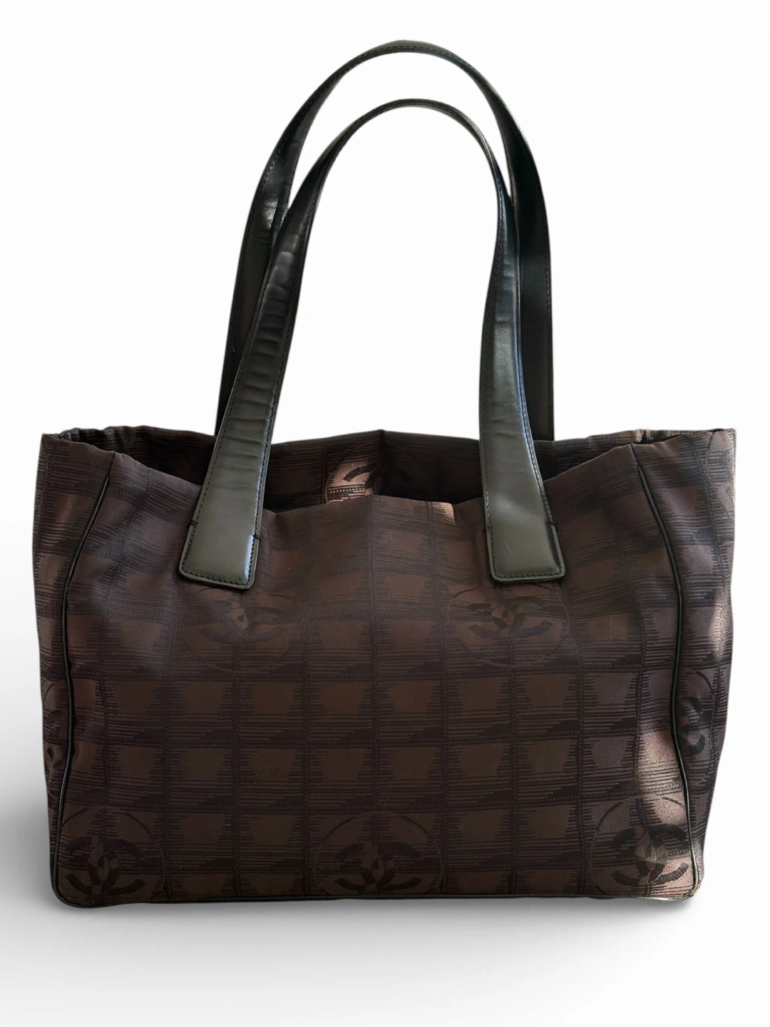 Chanel Tote Bag - Brown Signature Print