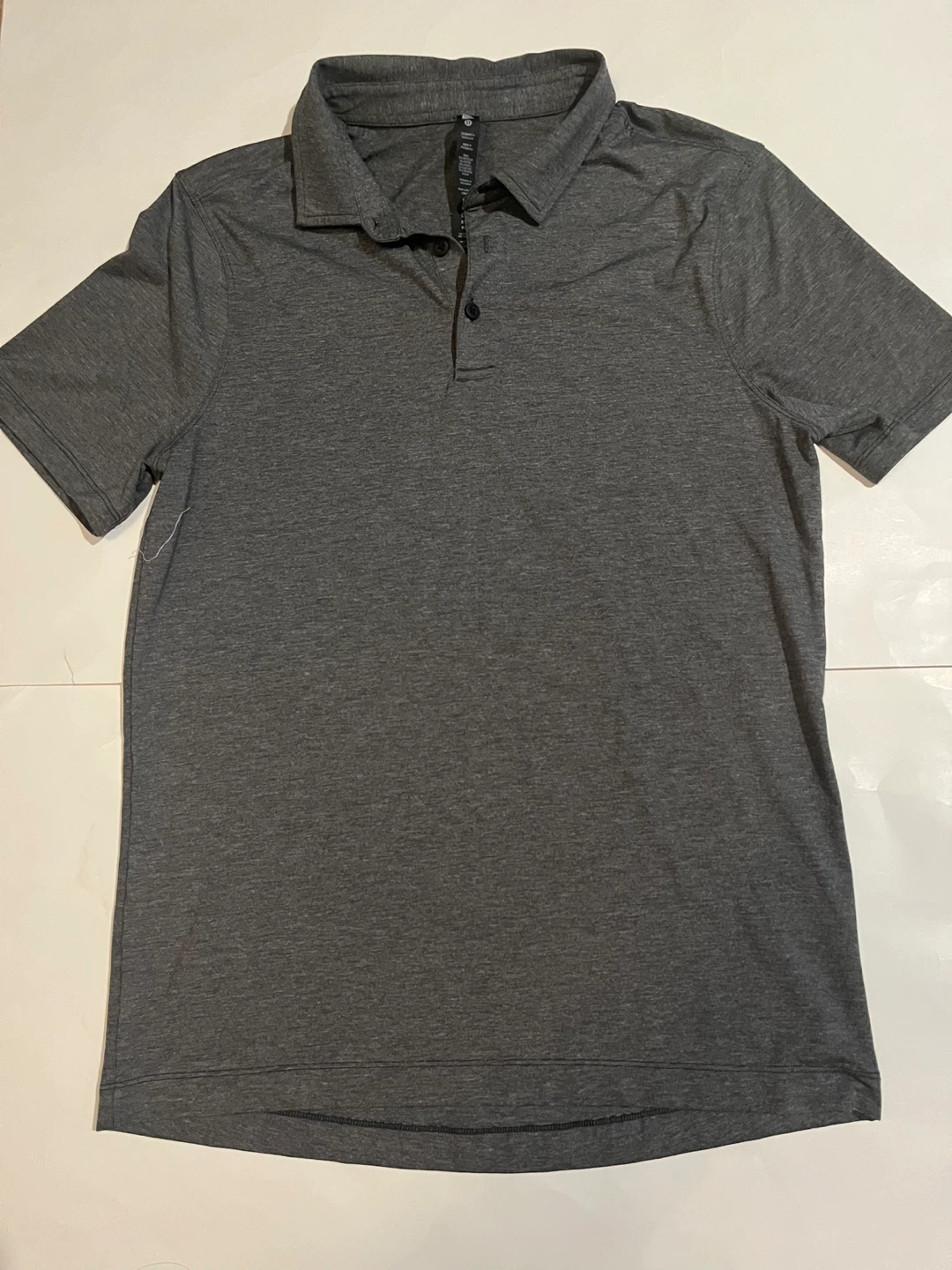 Lululemon Men's Polo Shirt - Dark Grey
