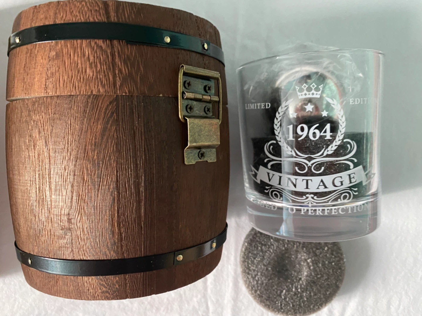 Whiskey Glass with Barrel Display Box - photo 5