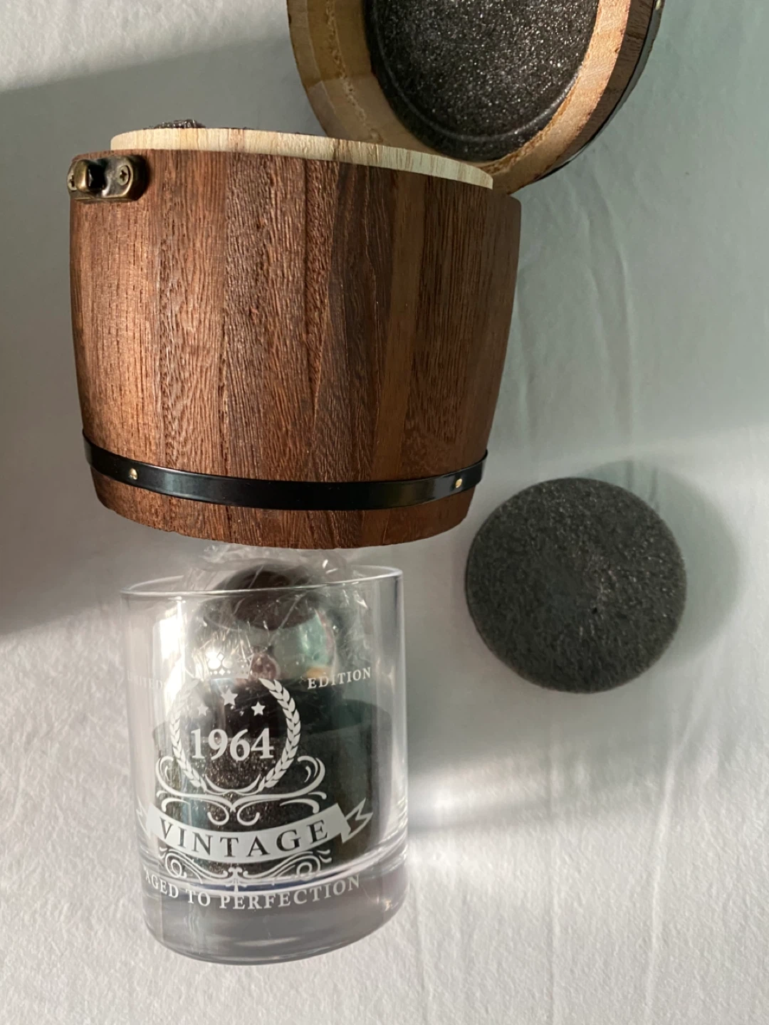 Whiskey Glass with Barrel Display Box - photo 4