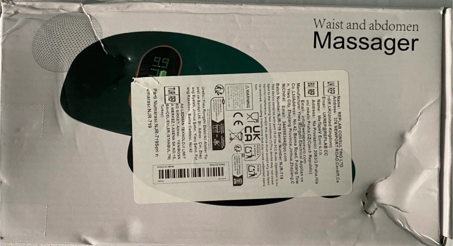 Waist and Abdomen Massager - Green - photo 4