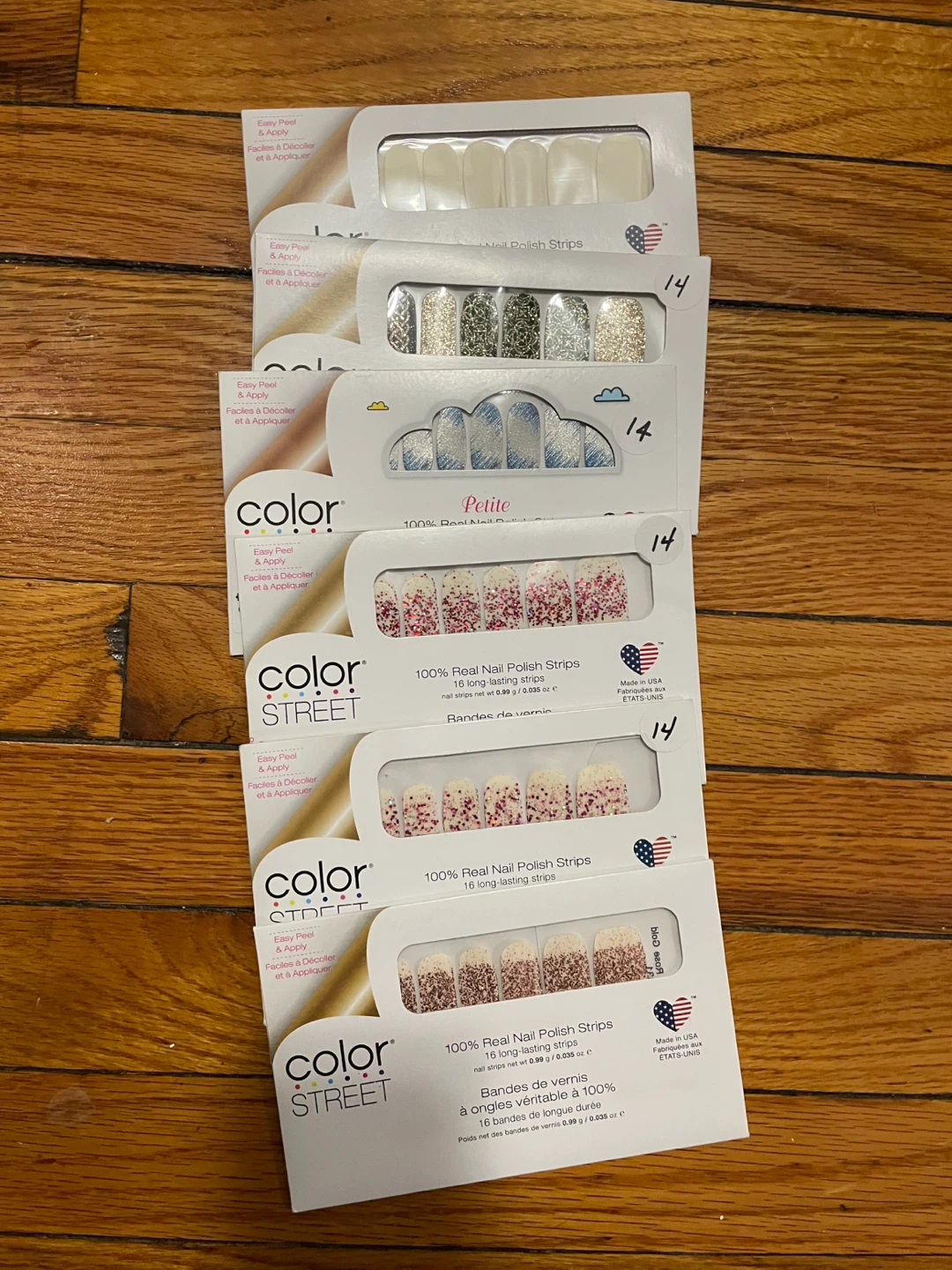 Color Street Nail Polish Strips Set (6 Styles)