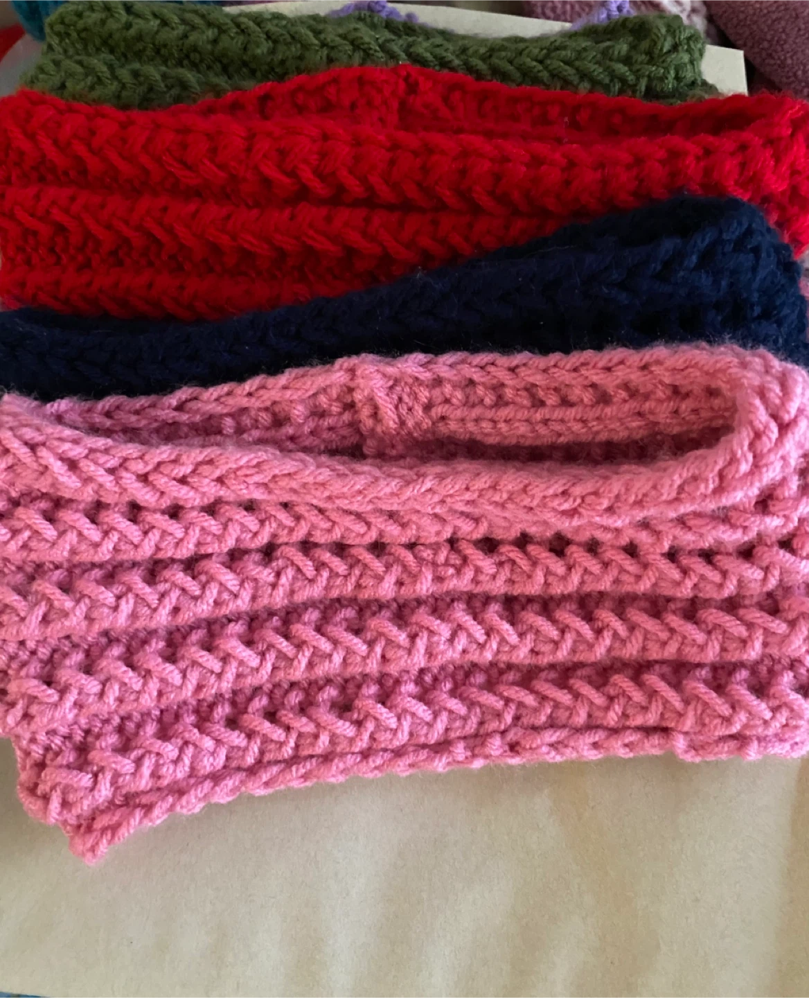 Handmade Knitted Headbands (Set of 4) - photo 5