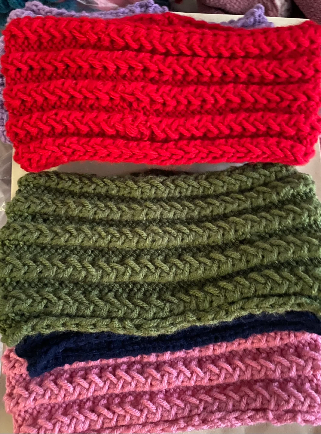 Handmade Knitted Headbands (Set of 4) - photo 4