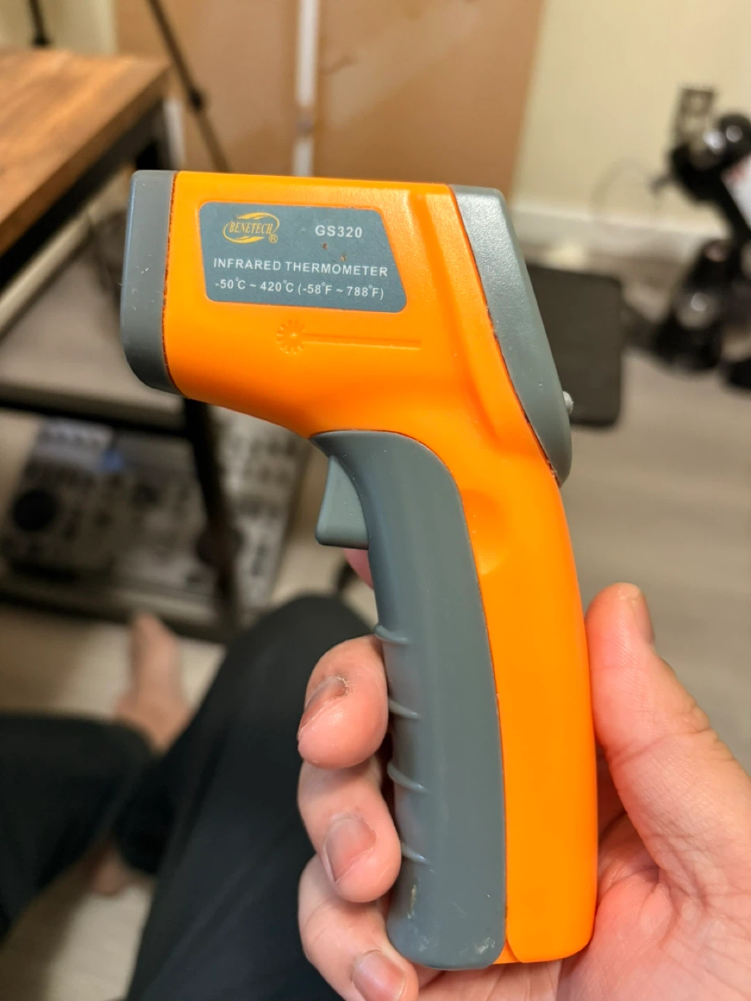 Infrared Thermometer laser temperature gun - photo 2