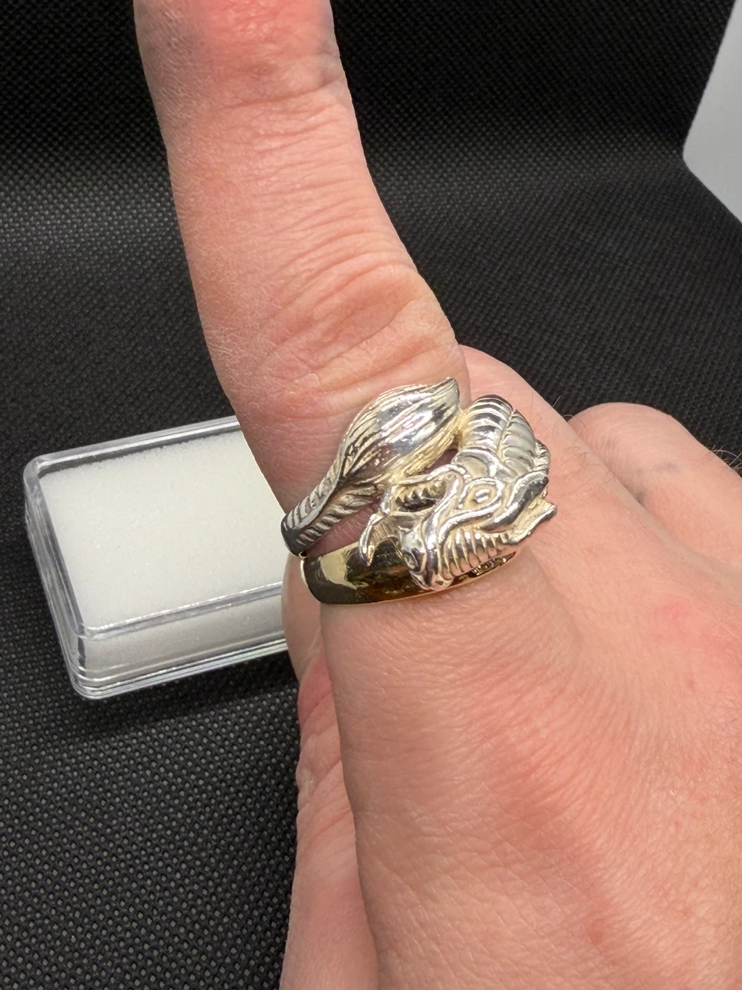 Silver Dragon Ring