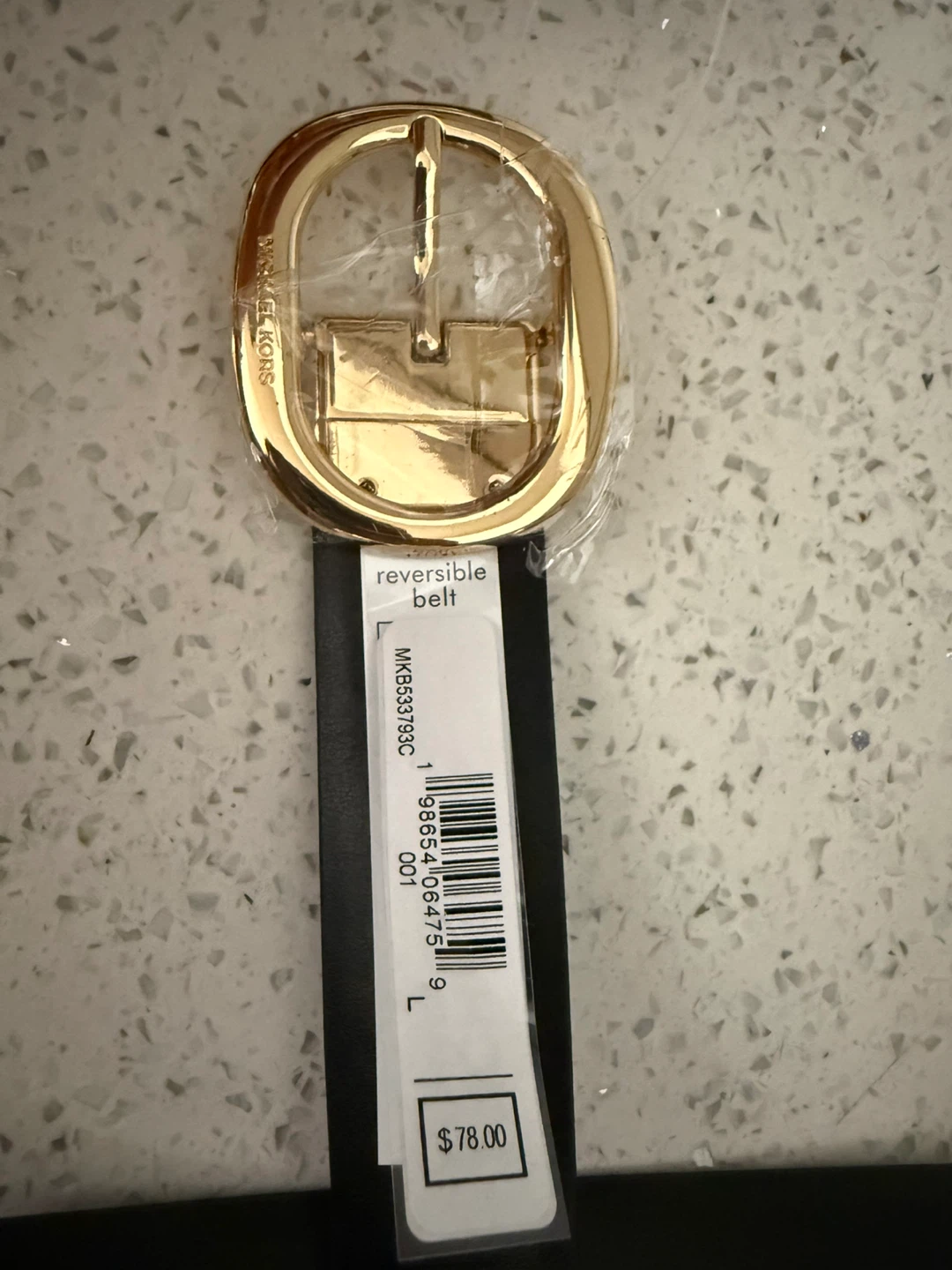 Michael Kors Reversible Belt - Black/Gold - photo 3
