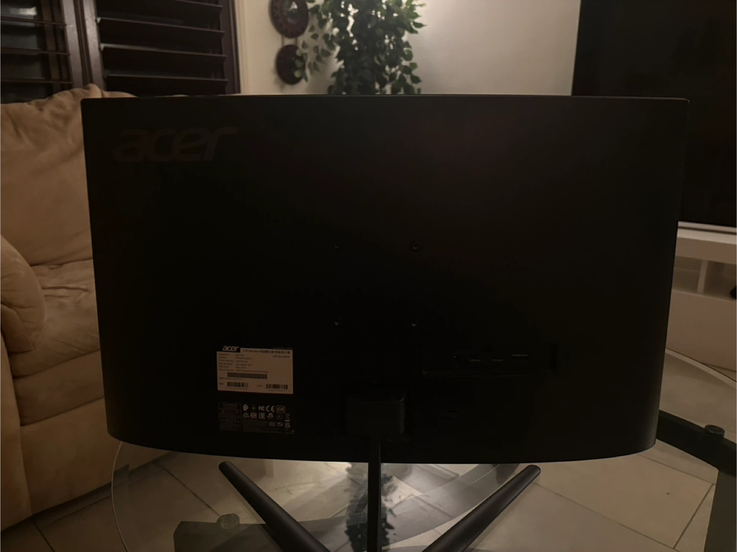Acer 27" Curved FHD 180Hz Gaming Monitor - photo 3