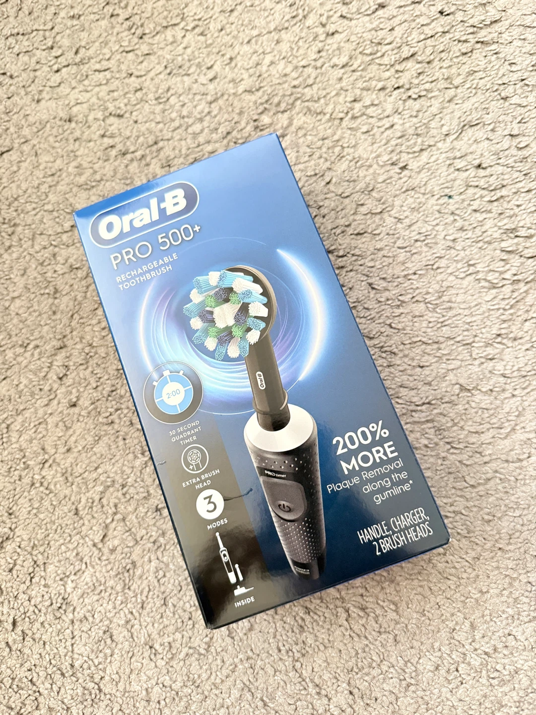 Oral-B Pro 500+ Rechargeable Toothbrush Kit