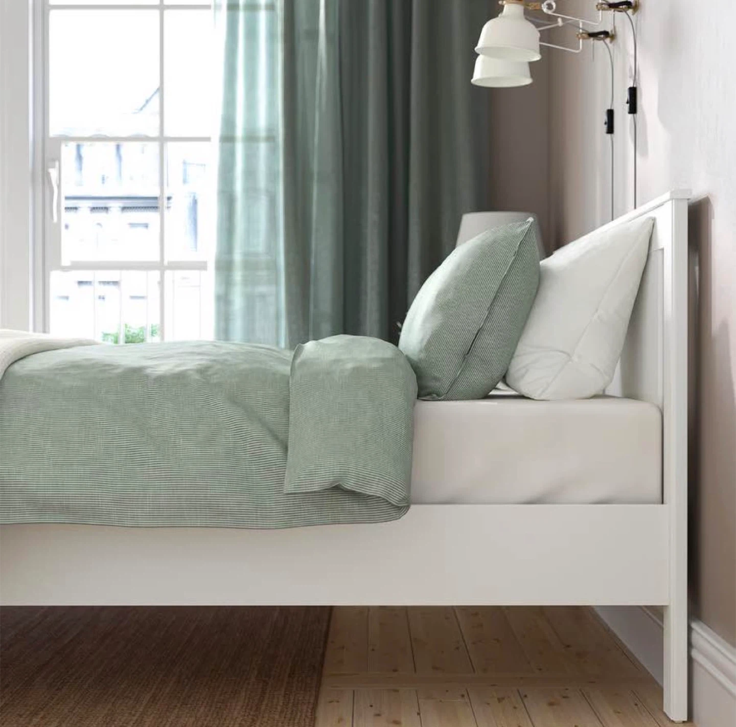 Queen Size IKEA SONGESAND Bed + Slatted Base - brand new in box - photo 4