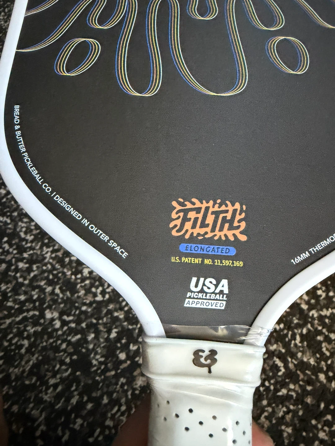 Bread & Butter Pickleball "FILTH" Elongated Paddle - photo 5
