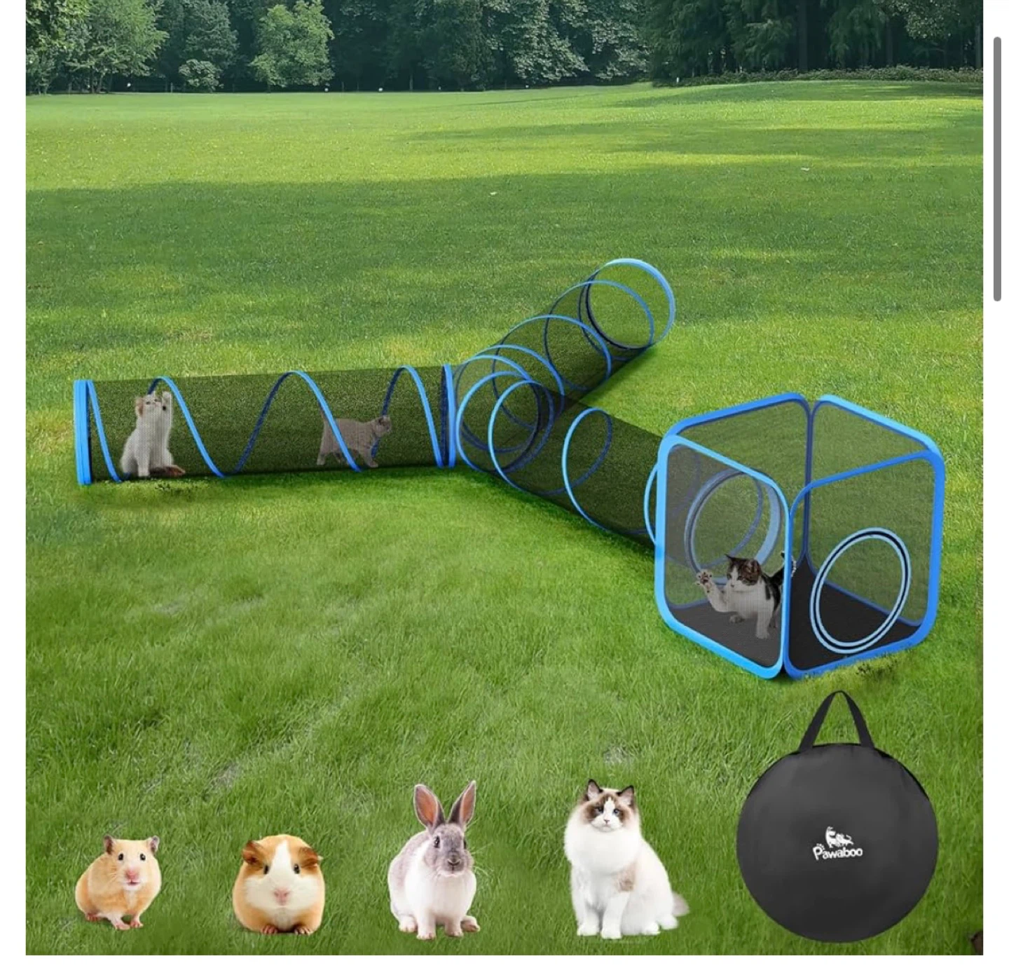 Pawaboo 4-in-1 Pet Playpen Tunnel Set - photo 3